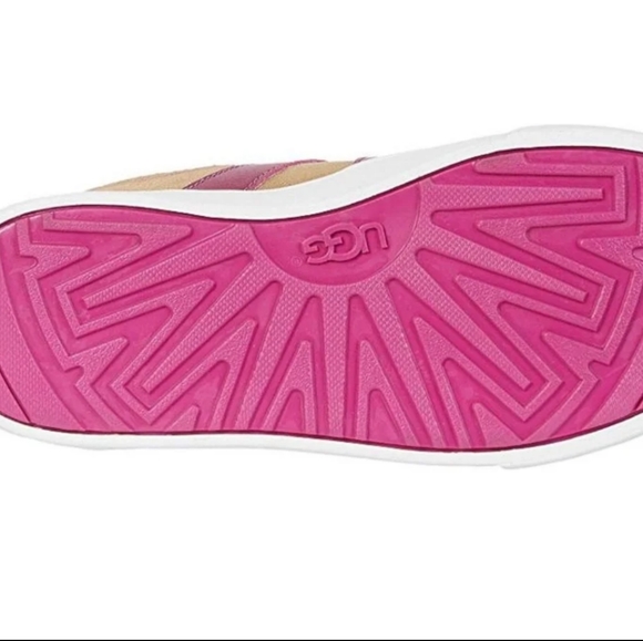 UGG SNEAKERS LEATHER CHESTNUT METALLIC - Picture 3 of 4